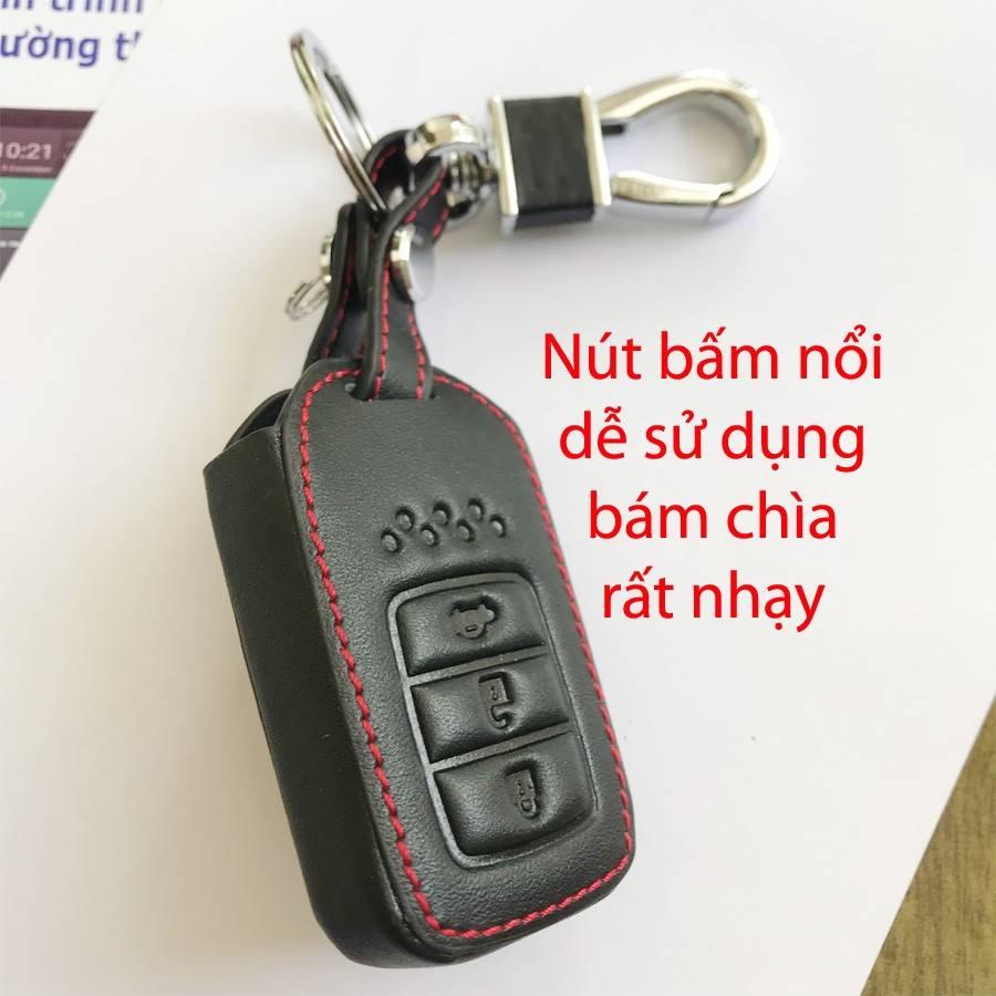 Bao da chìa khóa Honda City ( 3 nút bấm )
