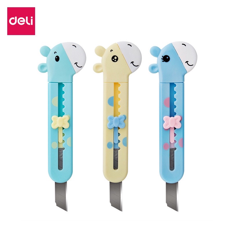 Dao Rọc, Cắt Giấy Mini Deli Tiện Dụng