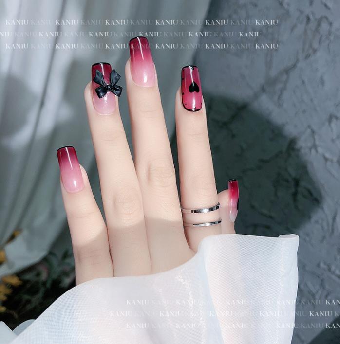 Set Charm Nơ Nhựa Đính Móng Siêu Xinh