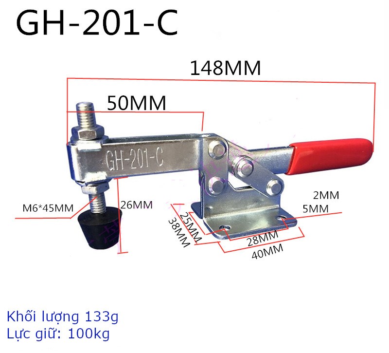 Kẹp định vị 201c