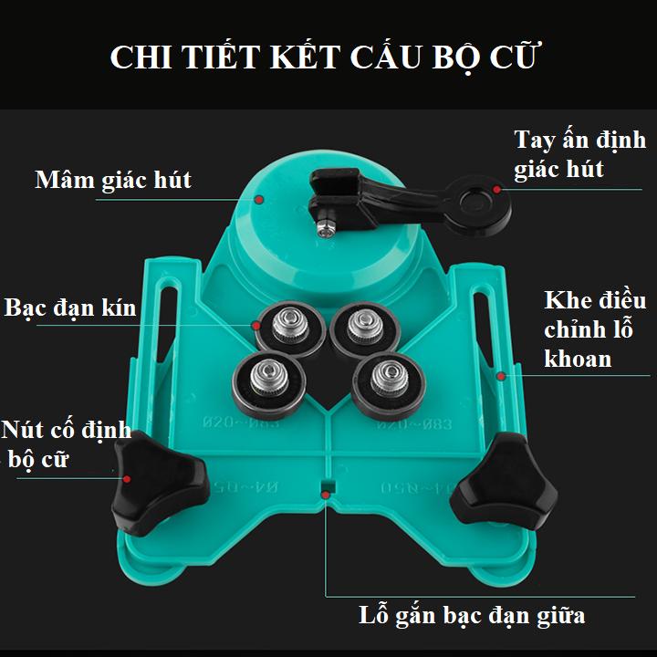 [HCM]Bộ cữ khoan lỗ gạch men và kính