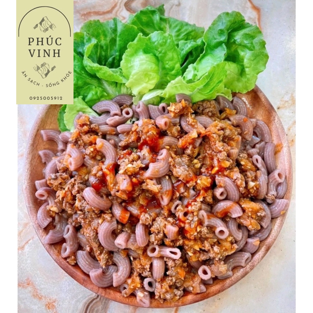 Nui gạo lứt (500gr/gói)