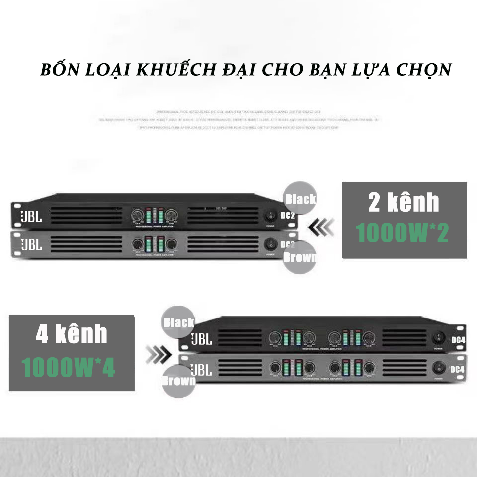 JBL DC2 DC4 Cục đẩy công suất 2 kênh 4 kênh