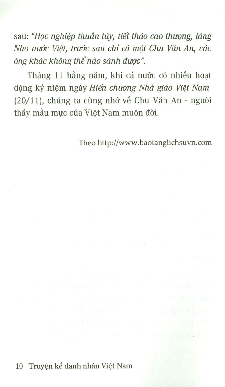 Truyện Kể Về Danh Nhân Việt Nam