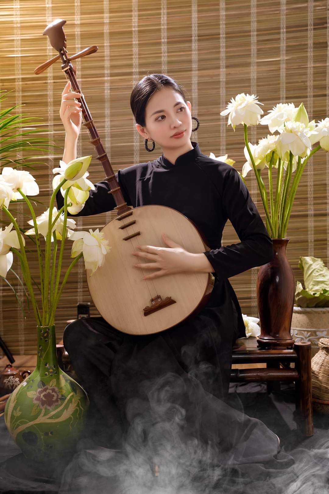 [ thanh lý ] [ ảnh thật ] [ siêu rẻ ] Thanh lý áo dài đen size S, M k quần