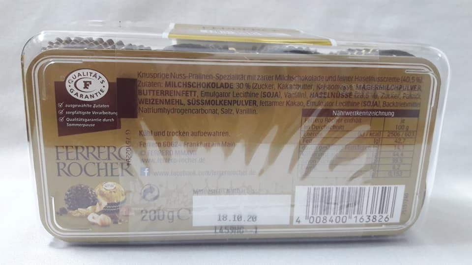 [HCM]Socola Ferrero Rocher - Pháp (200g)