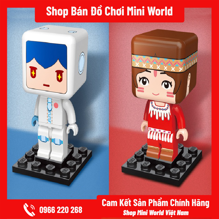 Mô hình Mini World Nhân Vật Bí Ẩn [Trọn Bộ Gồm 8 Hộp]