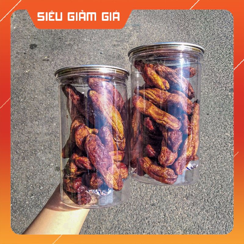 Chuối Sấy Dẻo Lon Pet 400gr [HÌNH THẬT ]  ĐƠN TỪ 50K