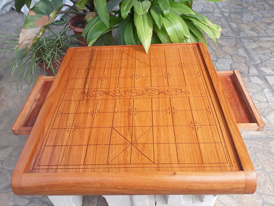 Bàn Cờ Tướng Cuốn Thư Cao Cấp 50x56 Cm
