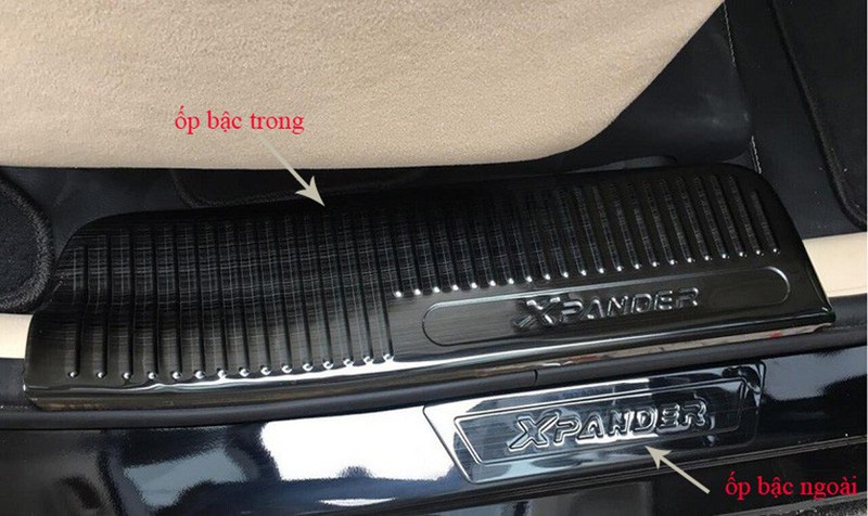 Ốp bậc trong ngoài TITan xe Mitsu Xpander