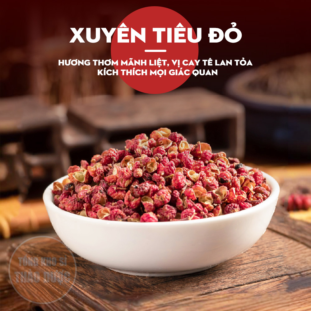 Sichuan Pepper 100g, Red Pepper, Dried, Pepper Flowers for Seasoning, Hot Pot - Herbal Wholesale Warehouse