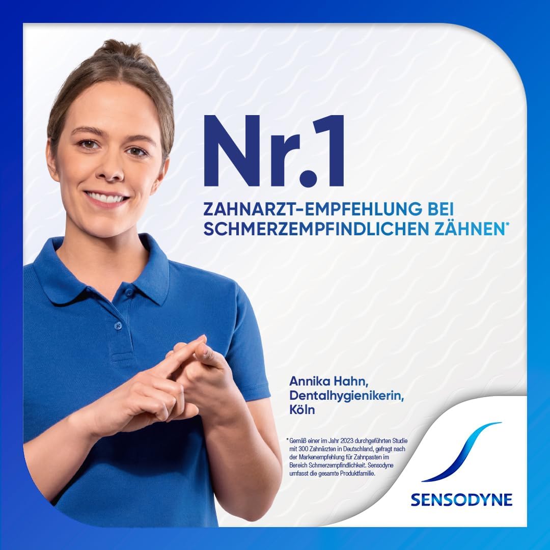 Kem Đánh Răng Sensodyne Fluorid Chống Ê Buốt Của Đức, 75 ml {Hàng Đức Chính Hãng}