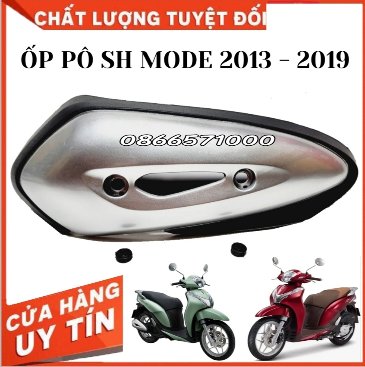 Sh mode 2013 - 2019 muffler, zin exhaust according to the car, abs van carbon sh mode nose covers from 2013 to 2019