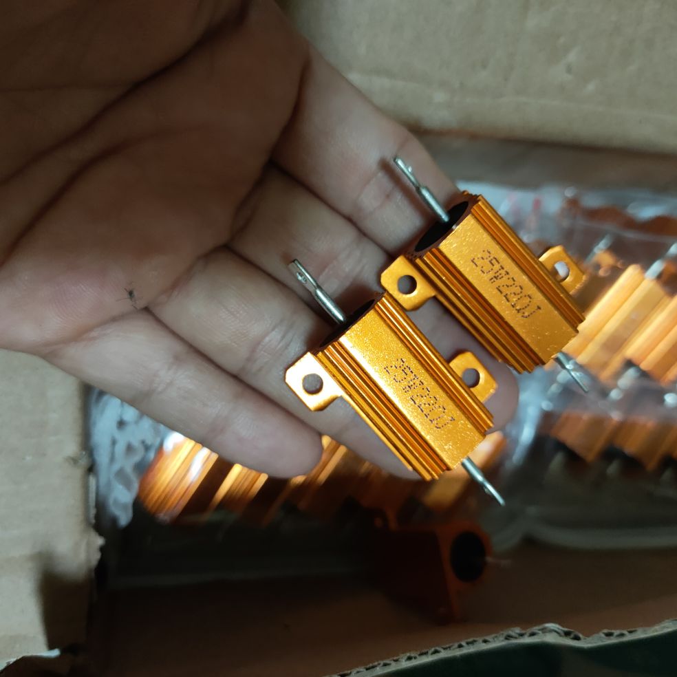 2 điện trở nhôm 22om 25w
