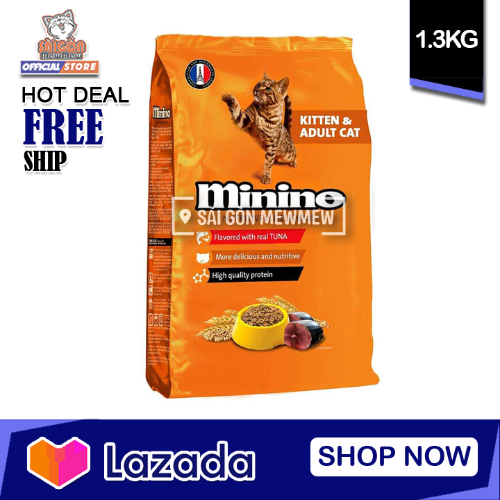 Thức Ăn Hạt KUCINTA Cho Mèo Mọi Lứa Tuổi 1KG – Nhiều Chất Xơ, Tốt Cho Hệ Tiêu Hóa