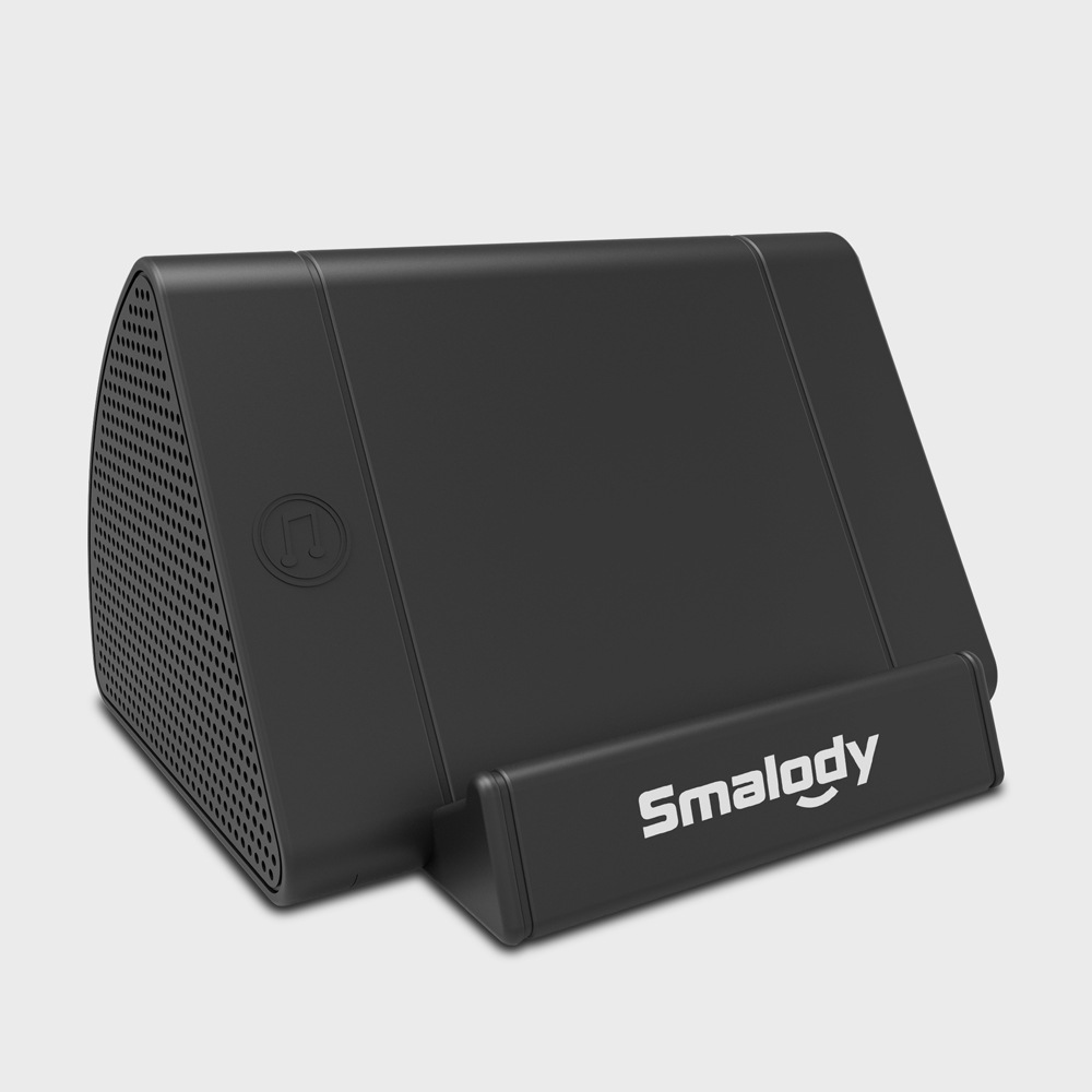 Loa cảm ứng nhãn hiệu Smalody best core cảm ứng di động không dây, Hộp âm thanh không dây kiêm đế điện thoại