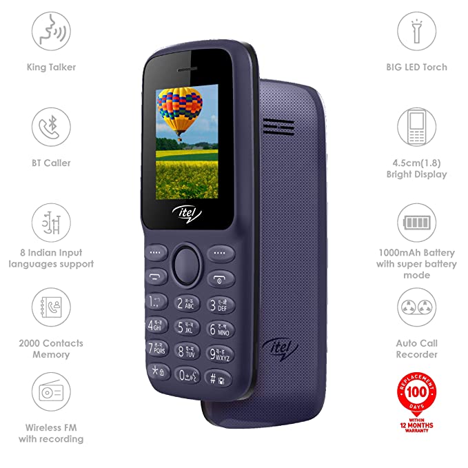 Điện thoại Itel it2163 - hàng chính hãng( 1 đổi 1 trong 100 ngày)