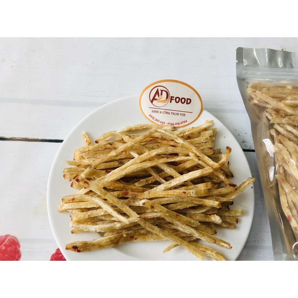 100GR CÁ THIỀU SỢI TẨM GIA  VỊ