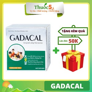 Gadacal- bổ sung vitamin cho cả gia đình 20 ống *10ml
