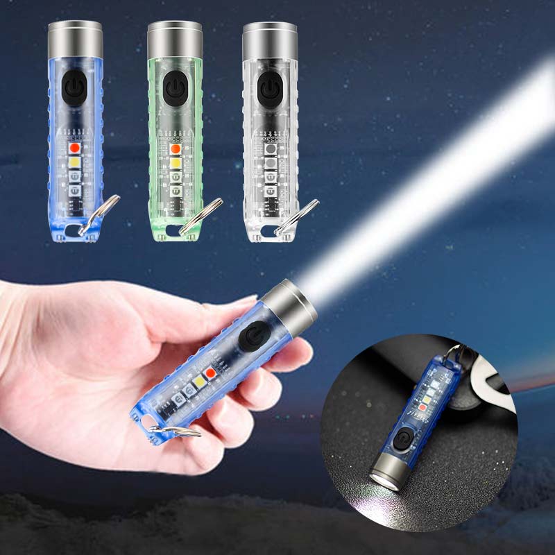 MINI ONE SE Max. Phát hiện chất làm trắng huỳnh quang 500 Lumen Đèn pin đeo chìa khóa di động bằng nhựa bền