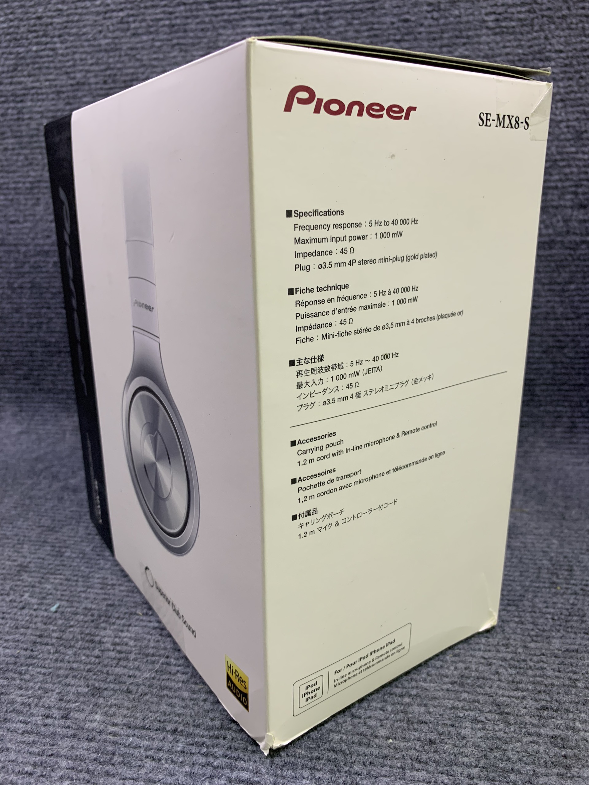 Tai nghe PIONEER SE-MX8-S