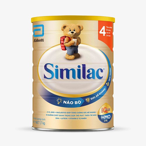 [HCM]Sữa bột Similac IQ HMO số 4 - 1.7kg MẪU MỚI