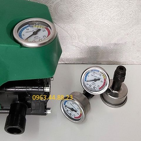 ĐỒNG HỒ ĐO ÁP LỰC NƯỚC MÁY XỊT RỬA CAO ÁP - PHỤ KIỆN MÁY RỬA XE