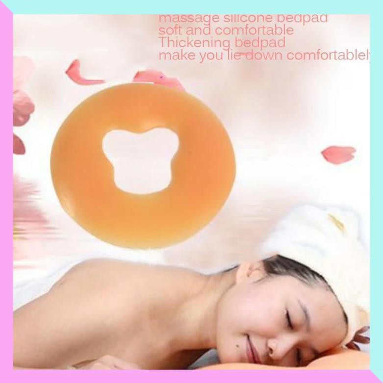 Gối silicon massage, gối úp silicon úp mặt spa, gối silicon spa