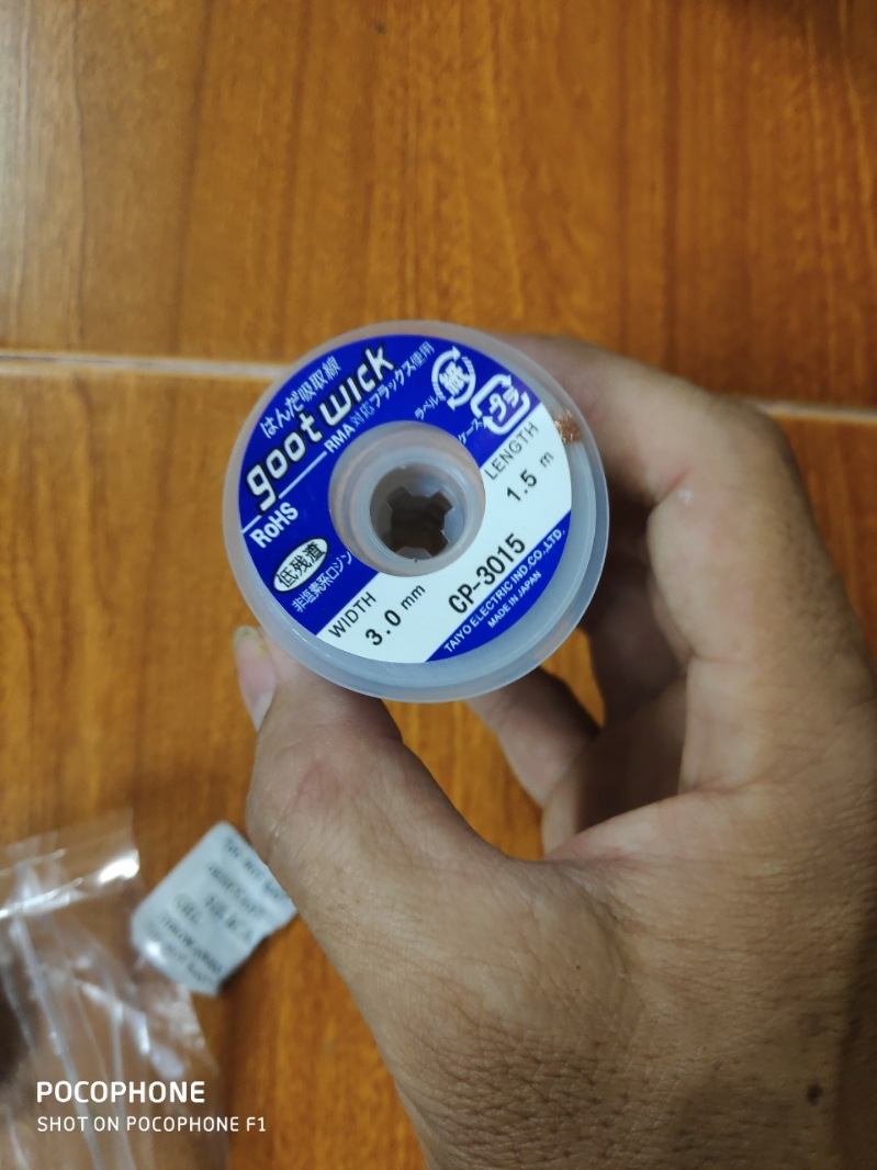 Dây Hút Thiếc Zin 3mm
