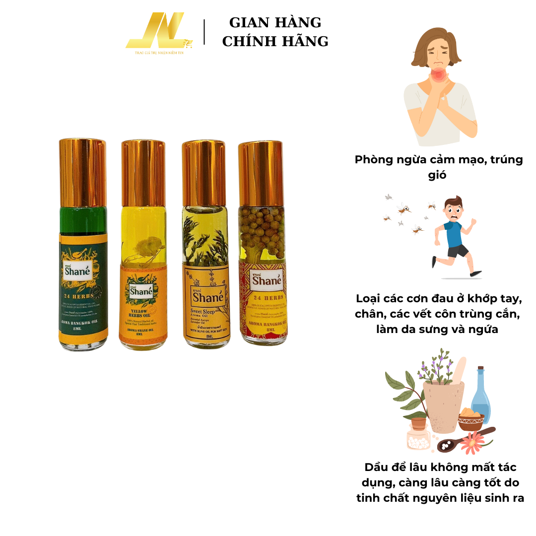Dầu Lăn Shane Thái Lan 8ml