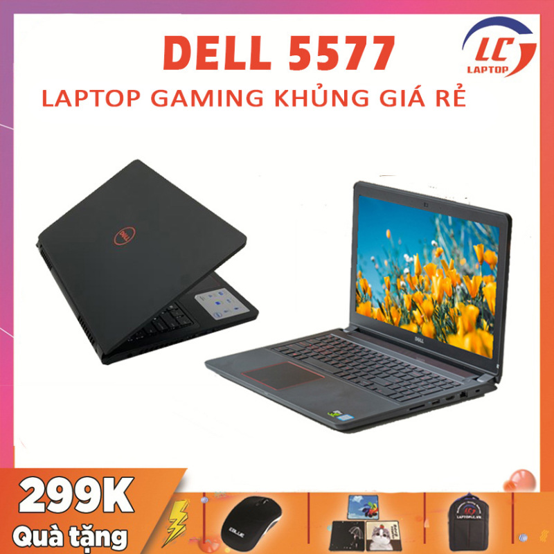 Bảng giá Laptop Chơi Game Dell Inspiron 5577, i5-7300HQ, VGA NVIDIA GTX 1050-4G, Màn 15.6 Full HD, Laptop Dell, Laptop Gaming Phong Vũ