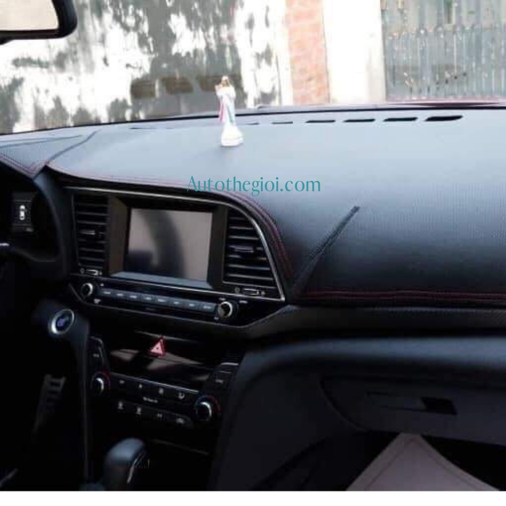 Thảm Taplo Toyota Vios 2014 -2020 Chất Liệu Da Vân Cabon