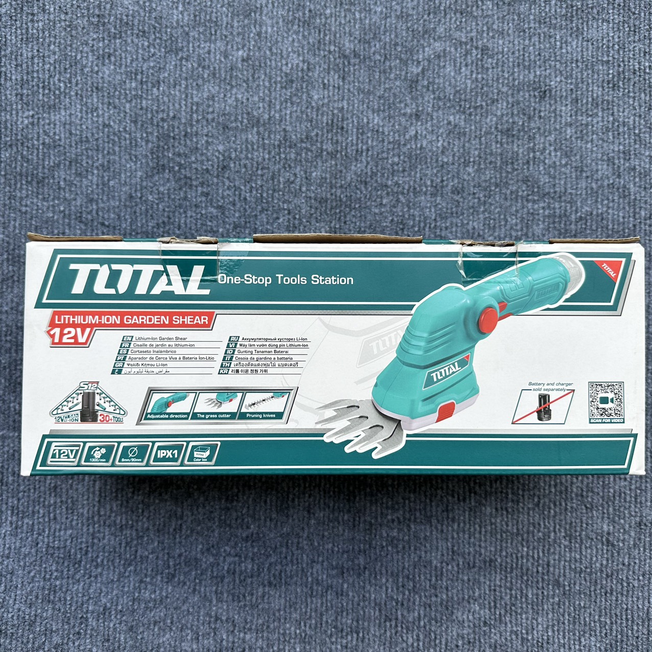 Máy cắt tỉa cỏ dùng pin 12V Total TSTLI1201
