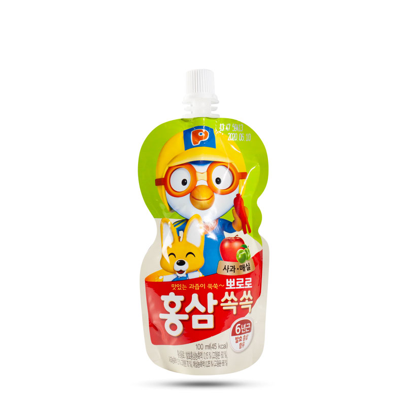 Nước hồng sâm hoa quả Pando pororo cho bé