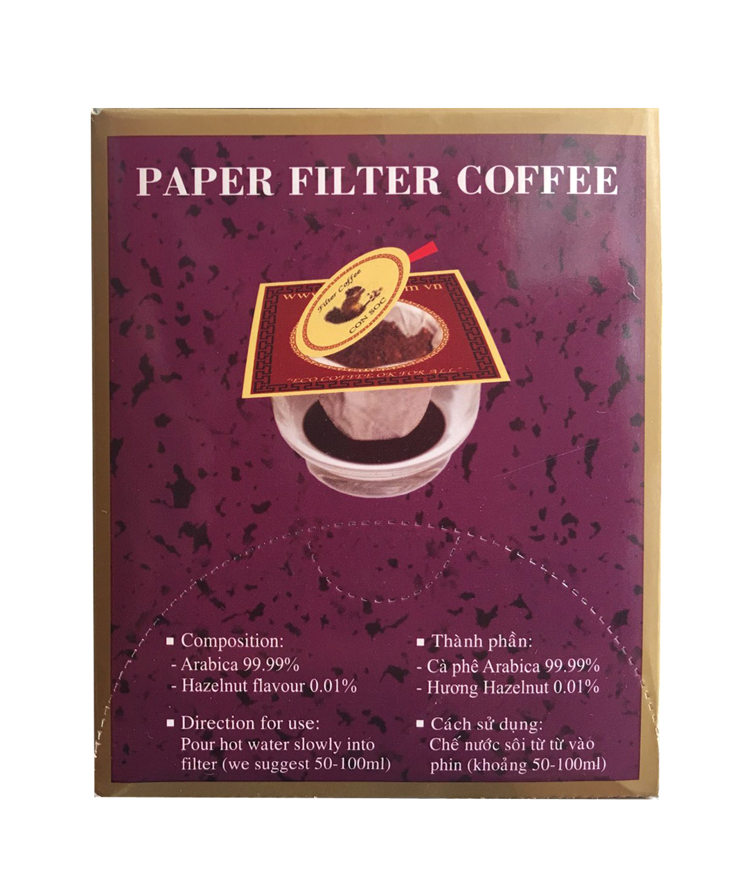 Cà phê Con Sóc Phin Lọc Tím 7g