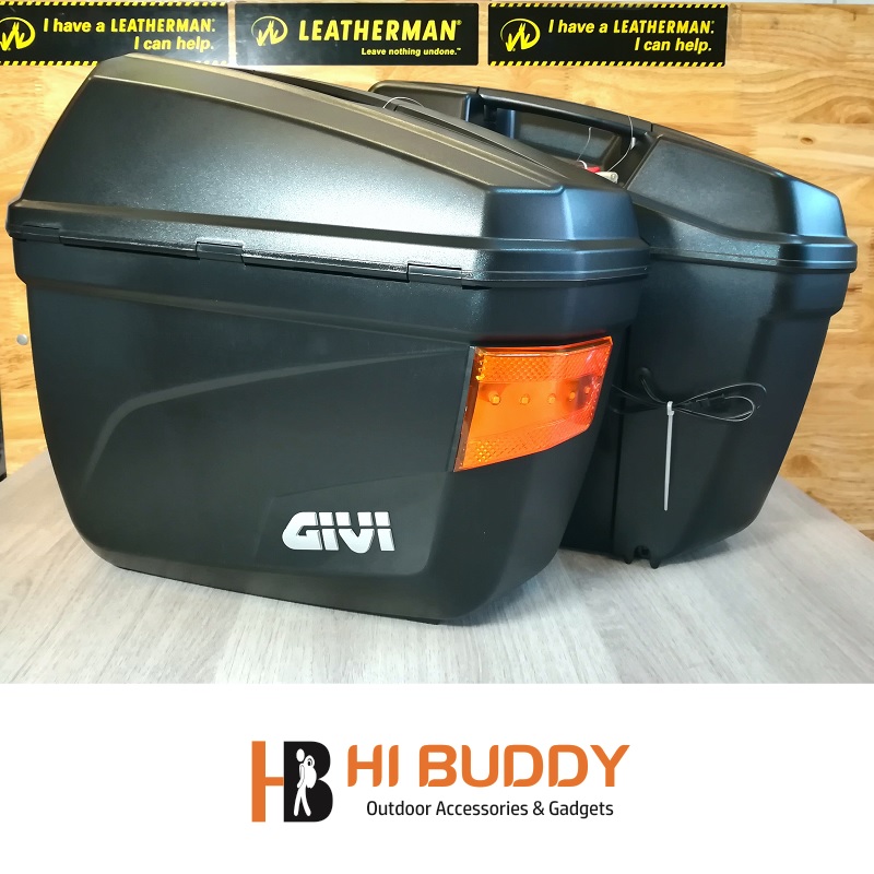 Thùng Hông Givi E22N-S Có Đèn Và Baga Hông SBL2000