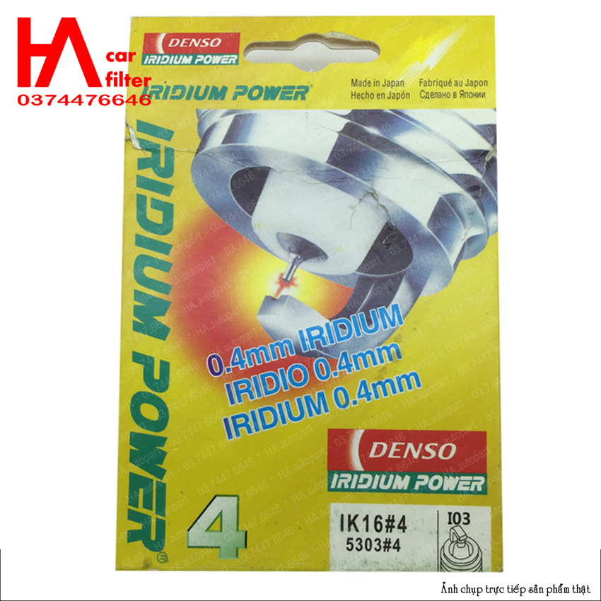 Bugi Denso Iridium Power IK16  (bảo hành 6 tháng)
