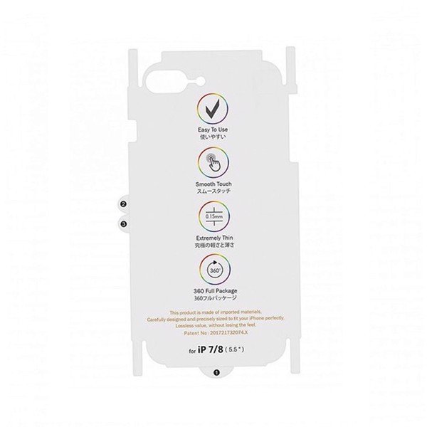 dán dẻo ppf iphone 6s 6splus 7g 8g 7plus 8plus( mặt sau)