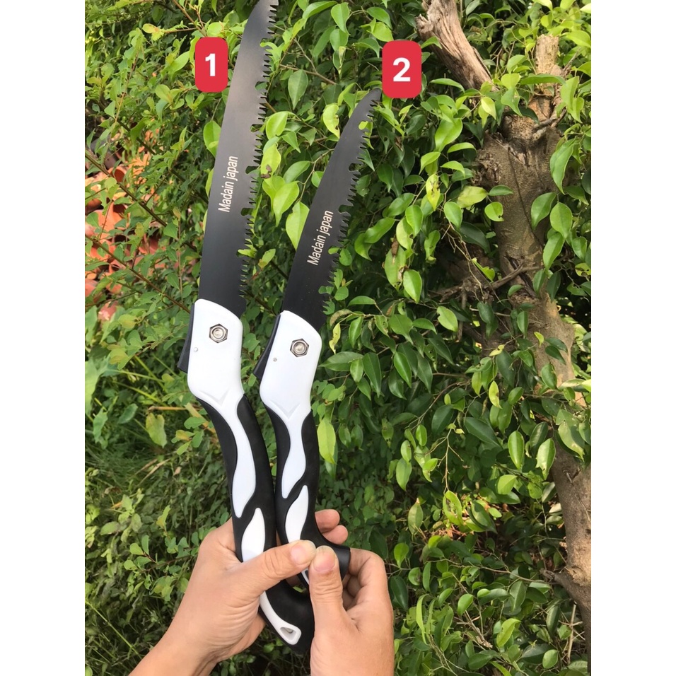 Cưa cắt cành cây cưa gấp gọn Sắc Bén Lưỡi bằng thép nhật bản Sk5 cưa cây cảnh