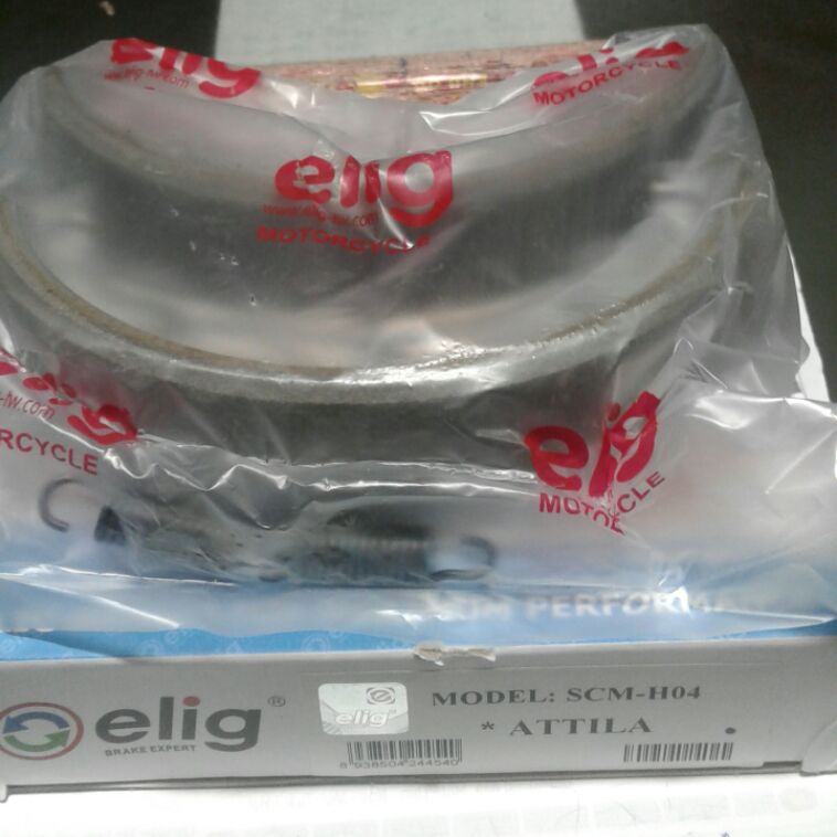 Bố thắng (má phanh) đùm sau ATILA hiệu Elig