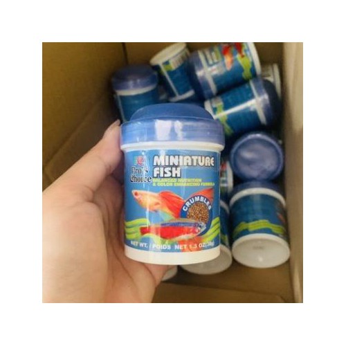 Thức ăn cho cá thủy sinh  cá size nhỏ Miniature Fish 38g