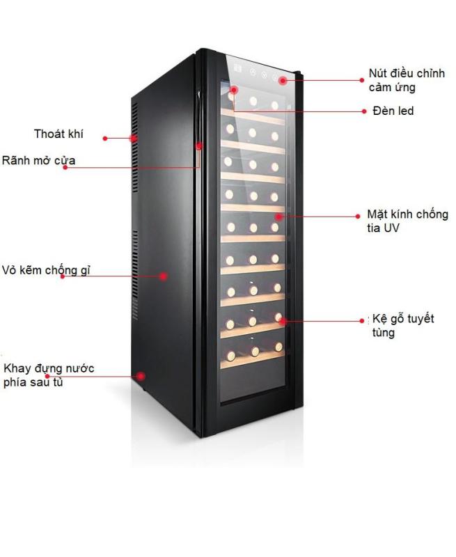 Tủ bảo quản rượu vang, đồ uống cao cấp (27- 30 chai)