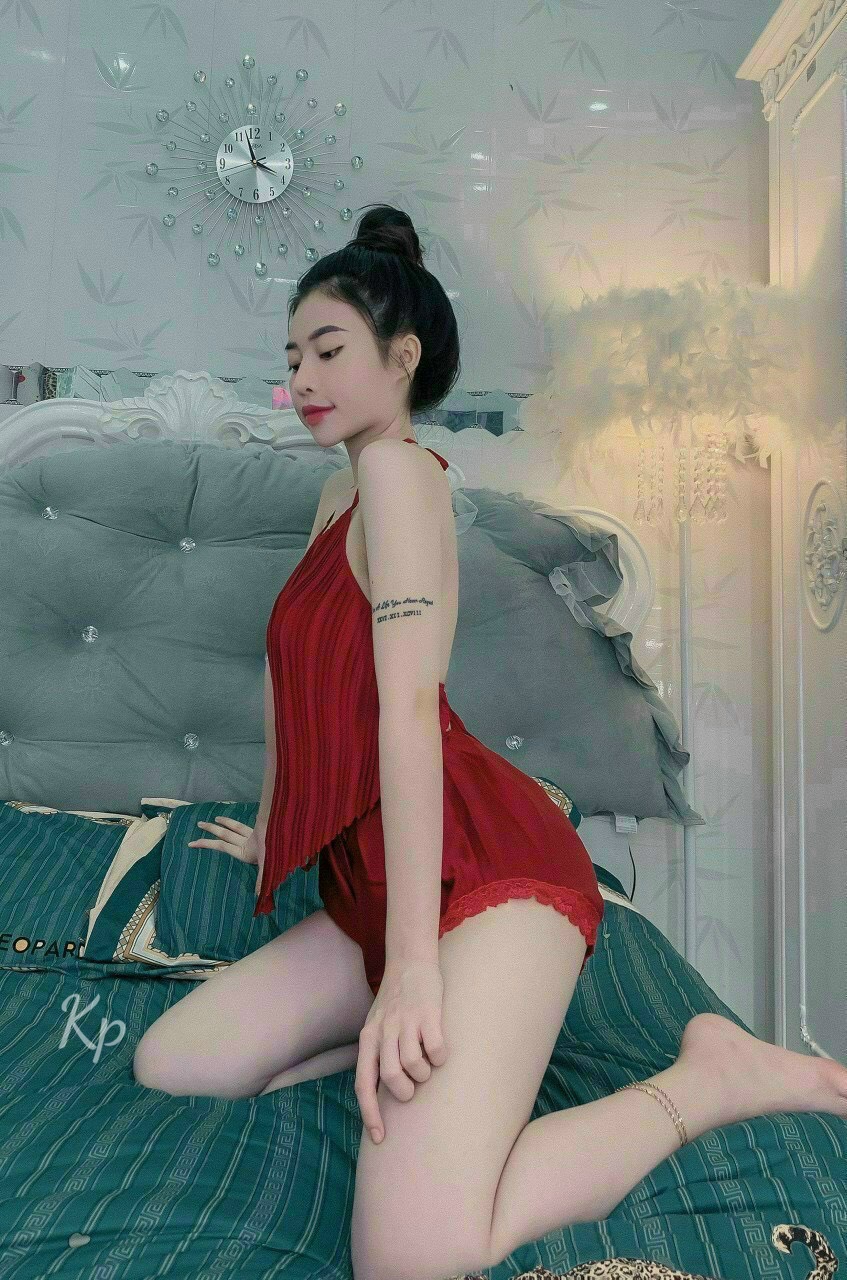 Set bộ yếm vải phi lụa sexy đủ màu