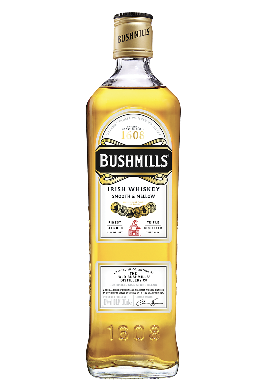 [Trên 18 tuổi] [Chính hãng] Rượu Irish Whiskey Blended Bushmills Original 40% 700ml