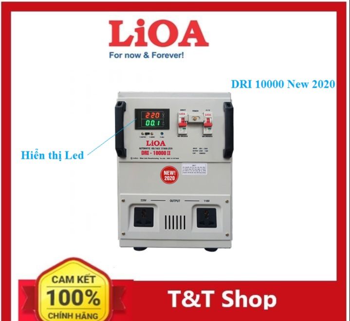 Ổn áp Lioa 10KVA dải từ 50V-90V-150V