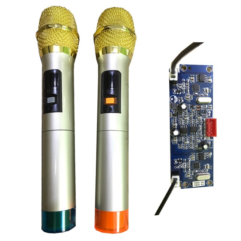 [HCM]Micro Không dây UHF kèm Bore thu Sóng cho loa kéo B680 (Trắng)