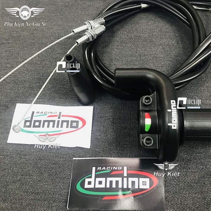 Cùm tăng tốc domino 2 dây ga trên gắn mọi loại xe ms2265