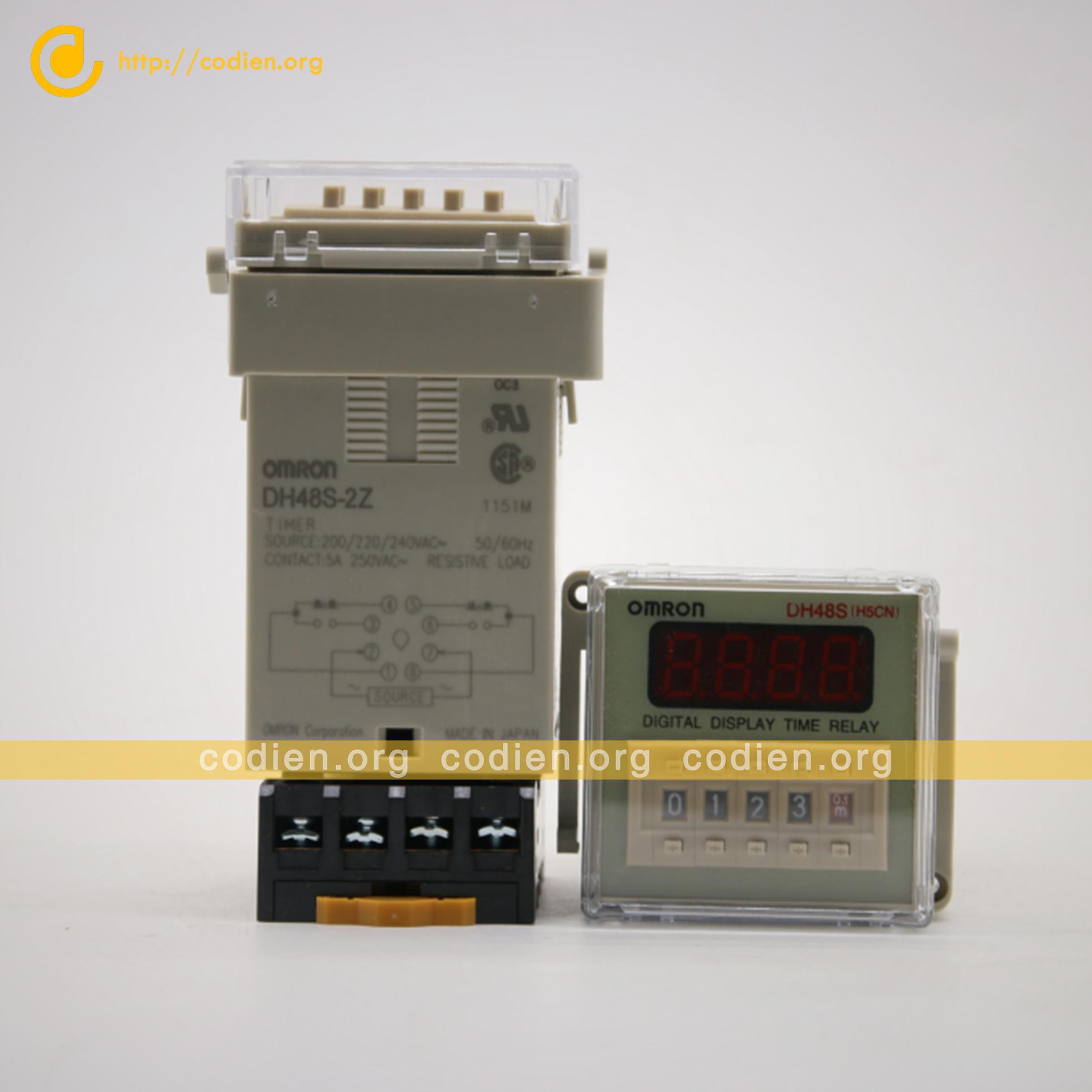 Rơle thời gian Omron DH48S-2Z (Timer DH48S - 2Z)