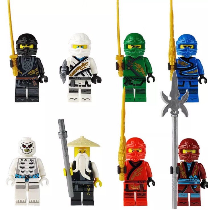 LEGO các nhân vật Ninja minifigures