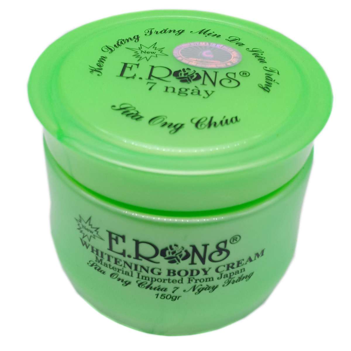 [HCM]Kem dưỡng trắng da toàn thân Erons 150g (Xanh)